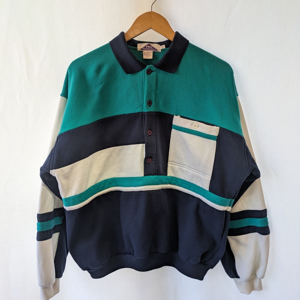 Colorblock Men's Sweater - Picture 2 of 6